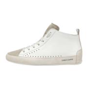 Leather and suede ankle sneakers DAFNE MID