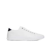 Hvid Street Low Læder Sneakers