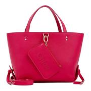 Fizzy Pink Small East West Tote
