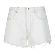 Hvid Sne Honning Denim Shorts