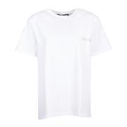 Hvid Rhinsten T-shirt fra Rotate