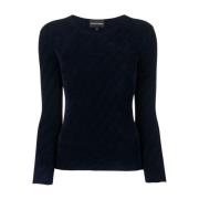 Mørkeblå Sweater