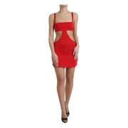 Stunning Rød Cut Out Bodycon Kjole