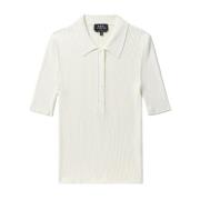 Danae Pima Cotton Polo Shirt White