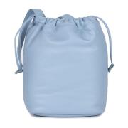Himmelblå Bucket Bag med Justerbar Snor