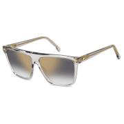 Grey Gold Shaded Sunglasses
