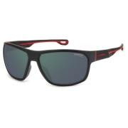 Stilfulde solbriller i Mt Black Red/Green