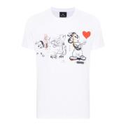 Slim Fit Cartoon T-Shirt