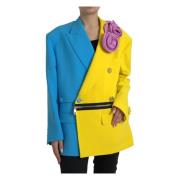 Patchwork Trench Coat Jacket