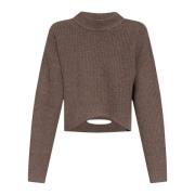Hudson ribstrikket sweater