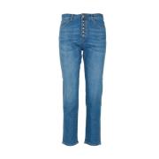 Højtaljet Denim Jeans