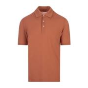 Orange Polo Shirt Kortærmet