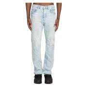 Rugged Mechanic Dirty Straight Jeans