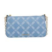 Denim Chain Pouchette Taske