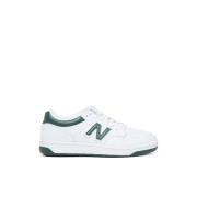 Hvide Grønne Unisex BB480 Sneakers