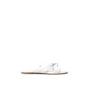 Hvide Flade Sandaler