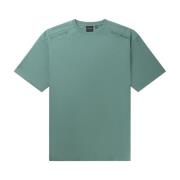 Oversized Grøn Bomulds T-Shirt