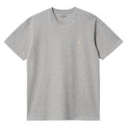 Chase T-Shirt Grå Hvid Guld