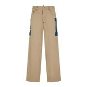 Stretch Bomuld Drill Fem-Lomme Jeans