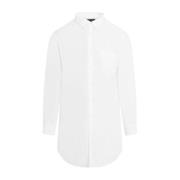 Hvid Klassisk Skjorte til Mænd