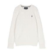 Hvid Pullover Sweater