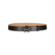 Grained Leather Belt
