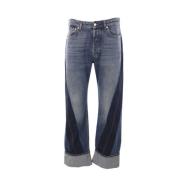 Blå Denim Regular-Fit Jeans