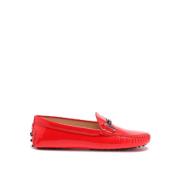 Rød Patent Læder Loafers