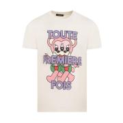 Lys Pink Bomuld T-Shirt