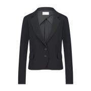 Sort Teknisk Jersey Blazer