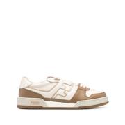 Almond Toe Sneakers med FF Applique