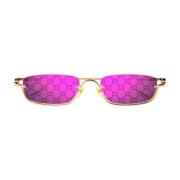 Rektangulære solbriller Trendy farvepalet