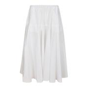 Hvid Mini Nederdel