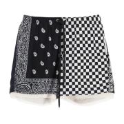 Bandana Patchwork Snørebånd Shorts