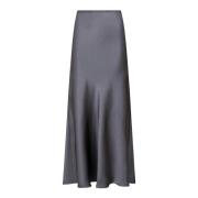 Elegant Sateen Bias Cut Skirt