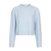 Blå Kamra Strik Bluse Sweater