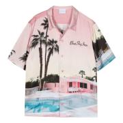 Pink Motel Skjorte med Grafisk Print