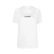 Hvid/Sort Logo Plus T-Shirt