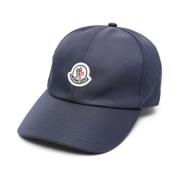 Blå Logo Satin Baseball Cap