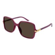 Burgundy/Brown Solbriller GG1449S