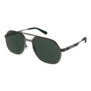 Stilfulde solbriller i Ruthenium/Grøn