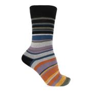Stribet mønster sokker
