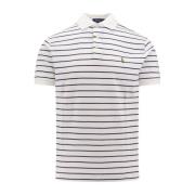 Hvid Polo Skjorte Custom Slim Fit