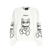 Rhinestone Crewneck Sweatshirt