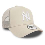 Beige New York Yankees Trucker Cap