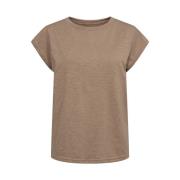 Ulla SS T-shirt, Dusty Light Brown