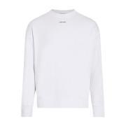 Bright White Nano Logo Sweatshirt