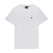 Hvid Lomme T-Shirt Forår/Sommer 2024