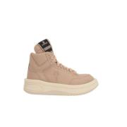 DRKSHWD High-Top Beige Sneakers