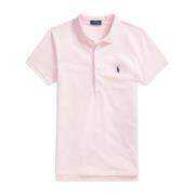 Pink Polo Shirt med Pony Logo